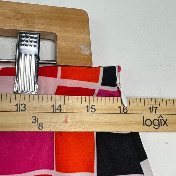 EP Pro Skort‎ Womens 6 Red Pink Geometric Golf Outdoor Mini Activewear Skirt - Picture 10 of 11